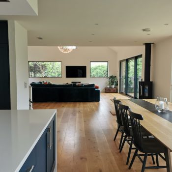 lvt flooring in an open plan home in exeter